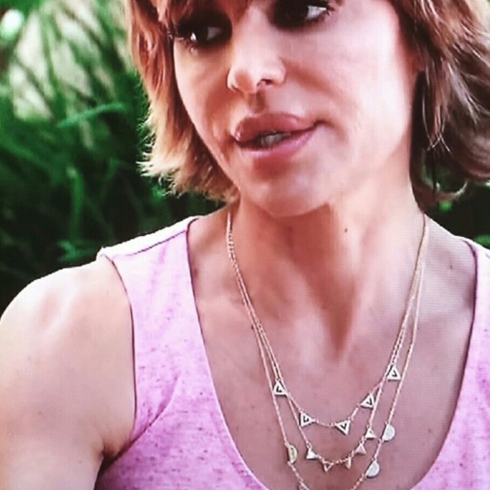 Pave Chevron necklace