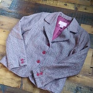 Burgundy blazer size M