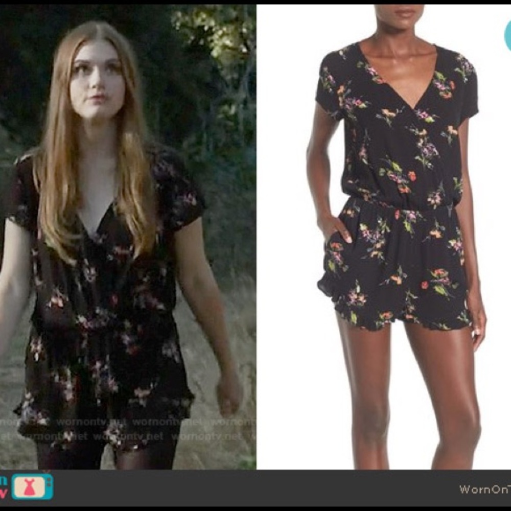 MAJOR ISO: LYDIA MARTIN FLORAL ROMPER!