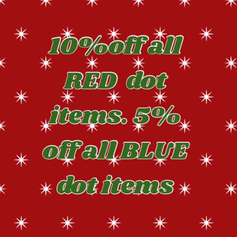 🔴🔵 DOT SALE!