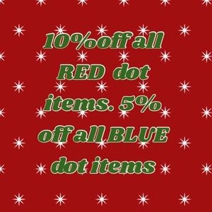 🔴🔵 DOT SALE!
