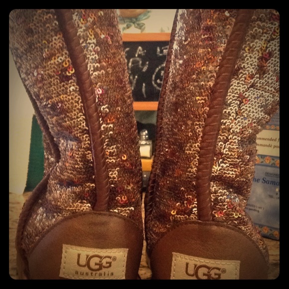 UGG Shoes - Uggs size 8 autumn sequined