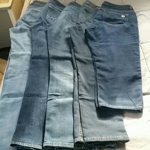 LOT OF 5 JEANS 8 - Picture 2 of 4