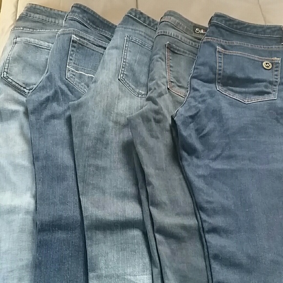 LOT OF 5 JEANS 8 - Picture 3 of 4