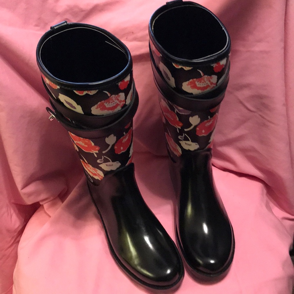 Coach rain boots