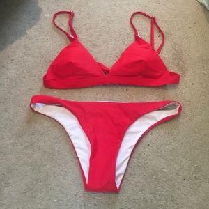 Red zaful bikini