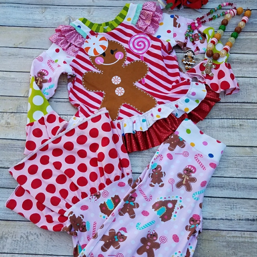 Gingerbread Knit Pant Set size  for hessel