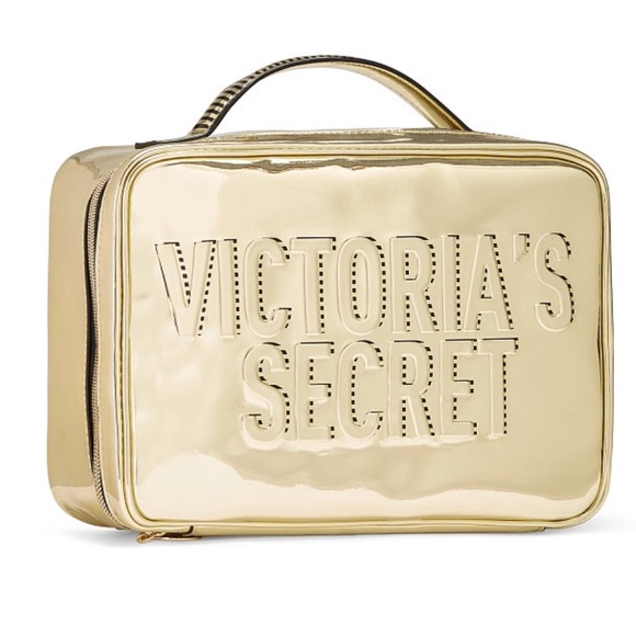 Victoria's Secret Handbags - Mirrored Metallic Jetsetter Travel Case