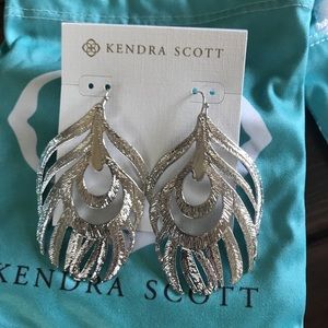Kendra Scott Silver Karina Earrings