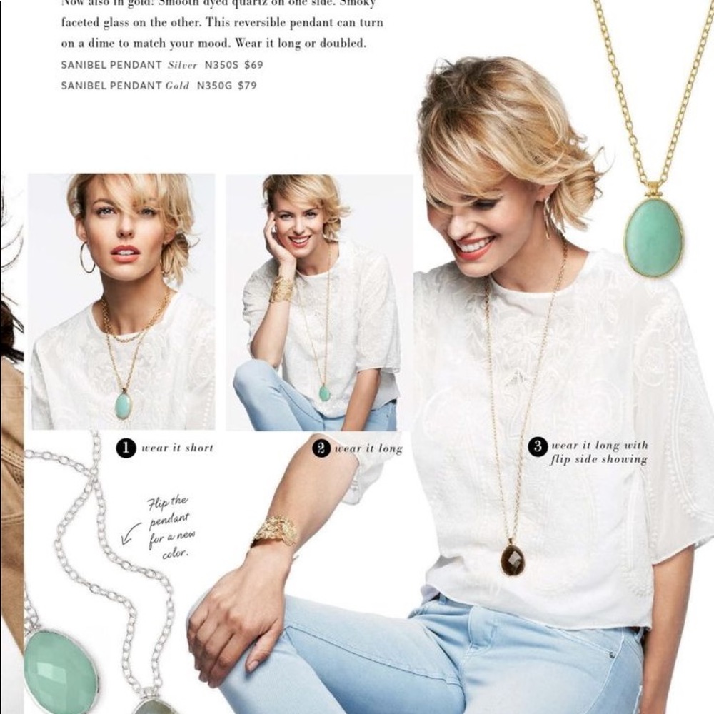 4-in-1 necklace Sanibel Pendant