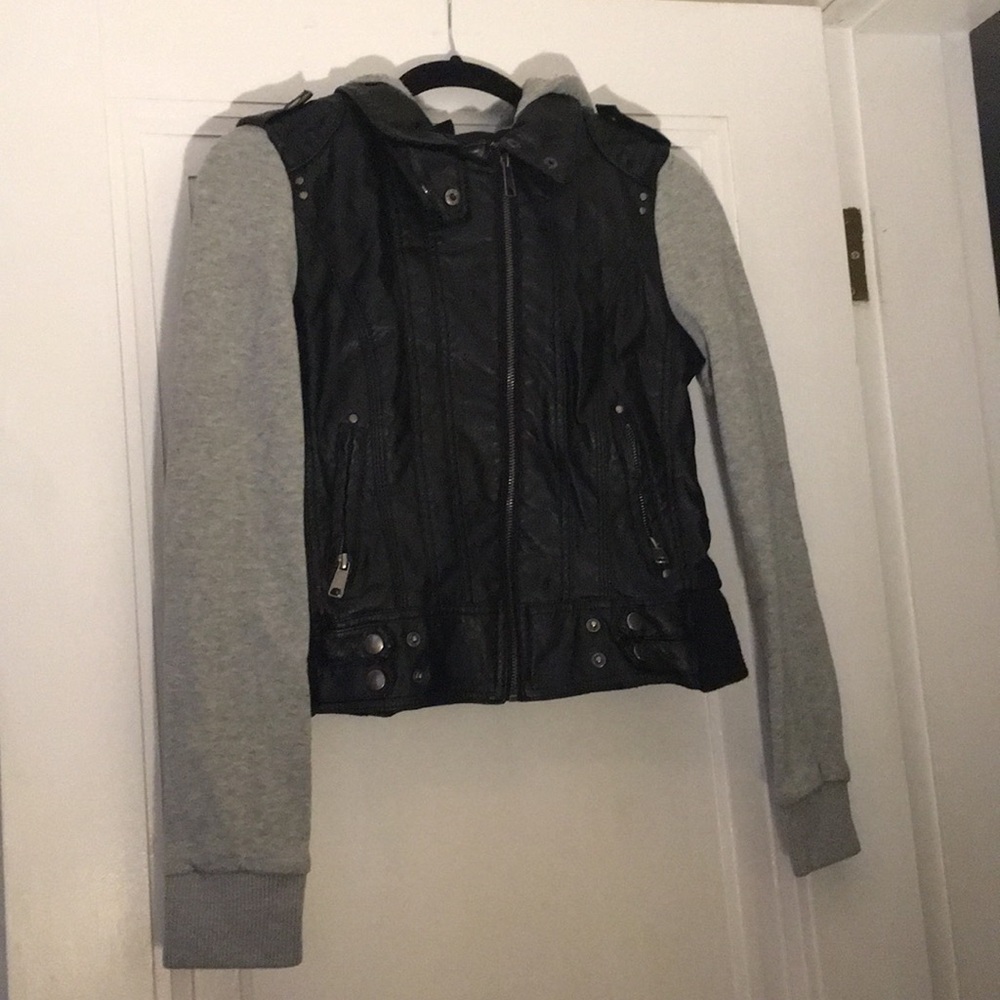 Faux Leather Black Windsor Jacket