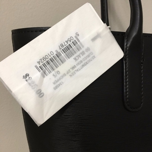 NEW Ted Baker Taleen Black Leather Tote Purse Bag - Picture 4 of 6