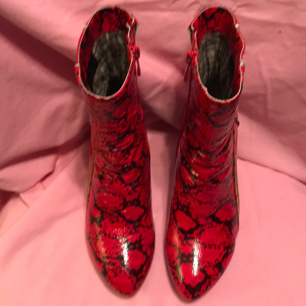 Wedge heel ankle boots