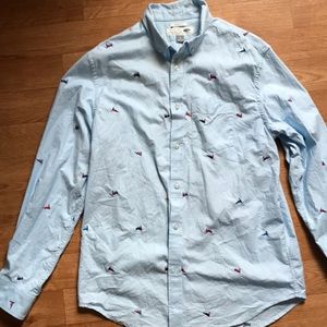 Preppy Old Navy Oxford shirt size large like new
