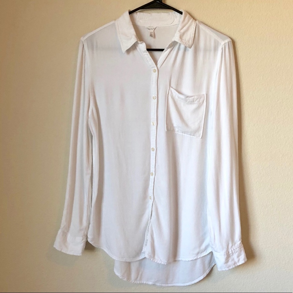 🔥SALE🔥SLOUCHY WHITE SHIRT
