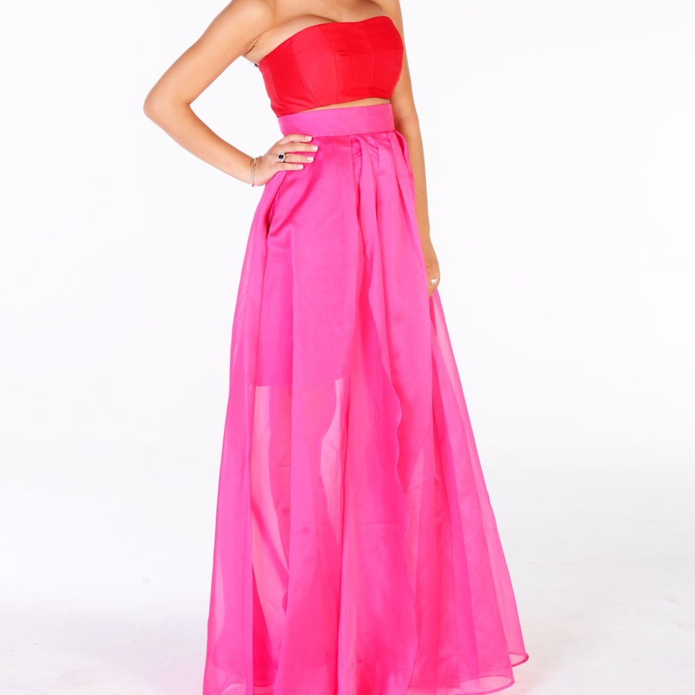Monique Lhuillier size 2 strapless dress