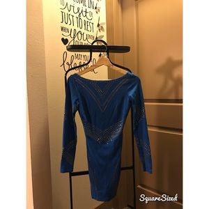 Bebe brand, long sleeve, diamond night dress