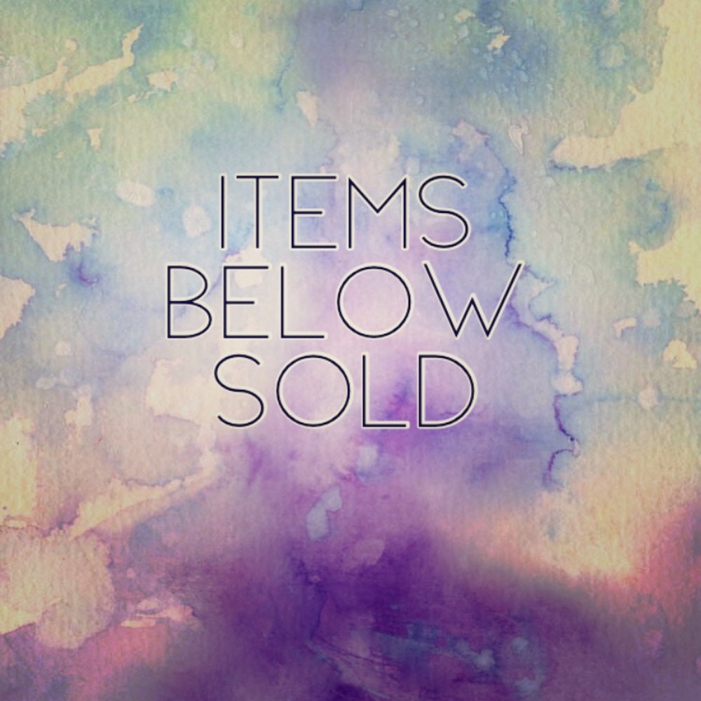 All items listed below are sold ☺️