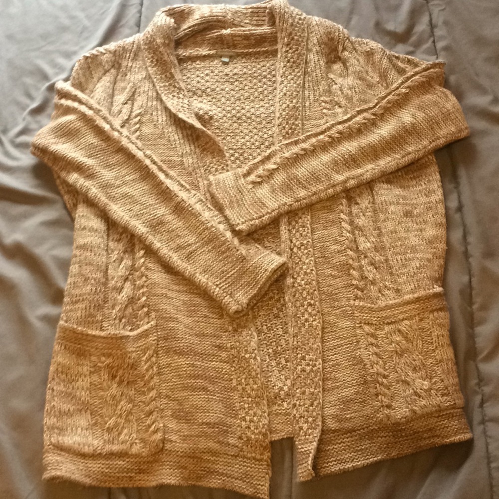Long soft cardigan sweater