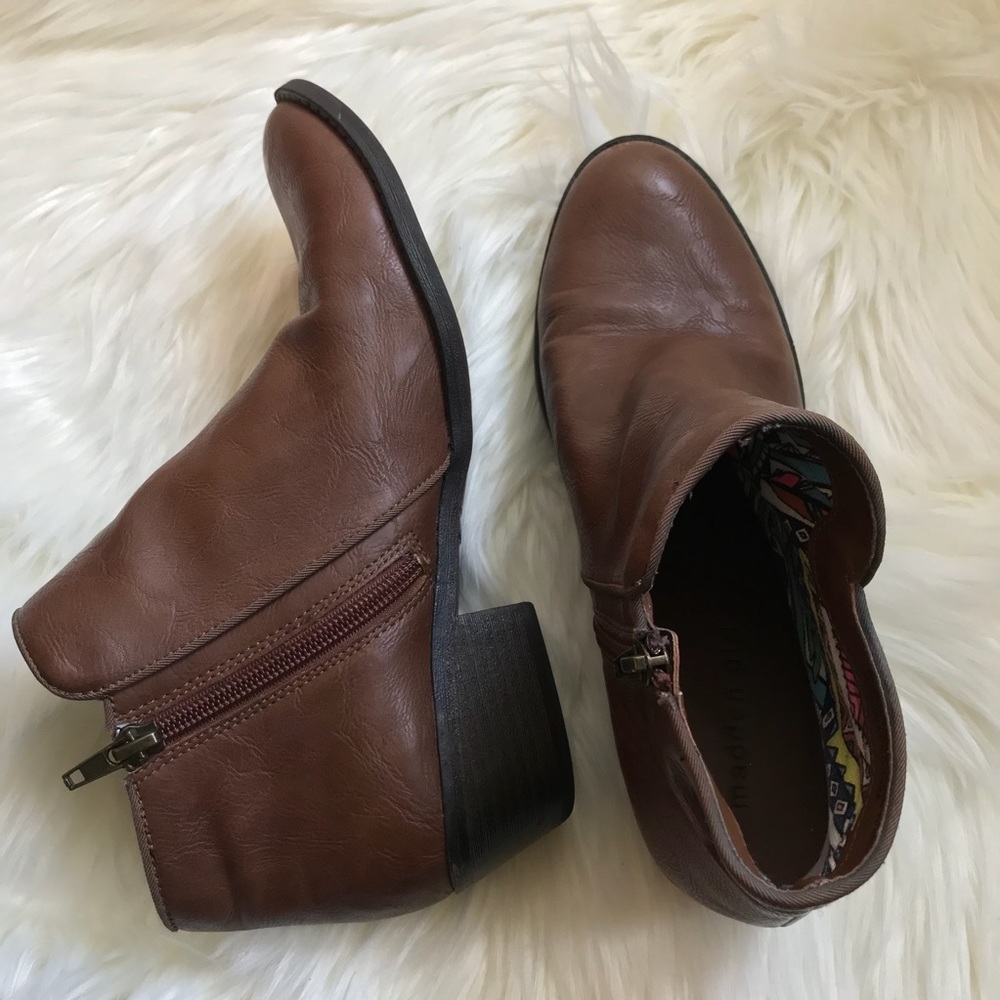 Madden Girl Brown Ankle Boots