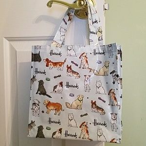 Harrods Reusable Bag! Covered in dogs.
