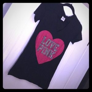 Victoria's Secret Short Sleeved Embellished Tee