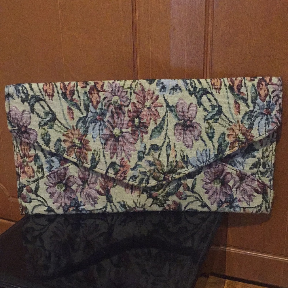 Floral Envelope Clutch