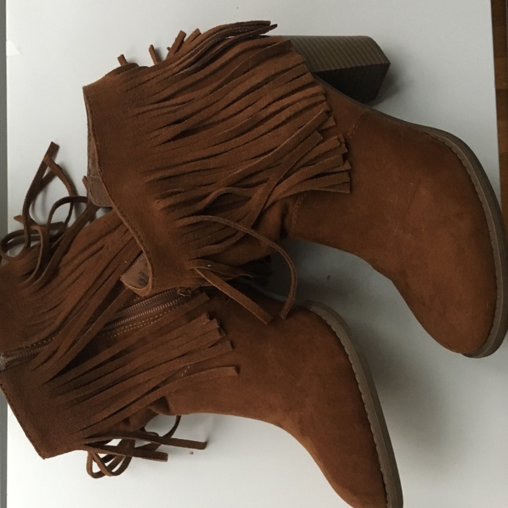 Target Fringe Booties