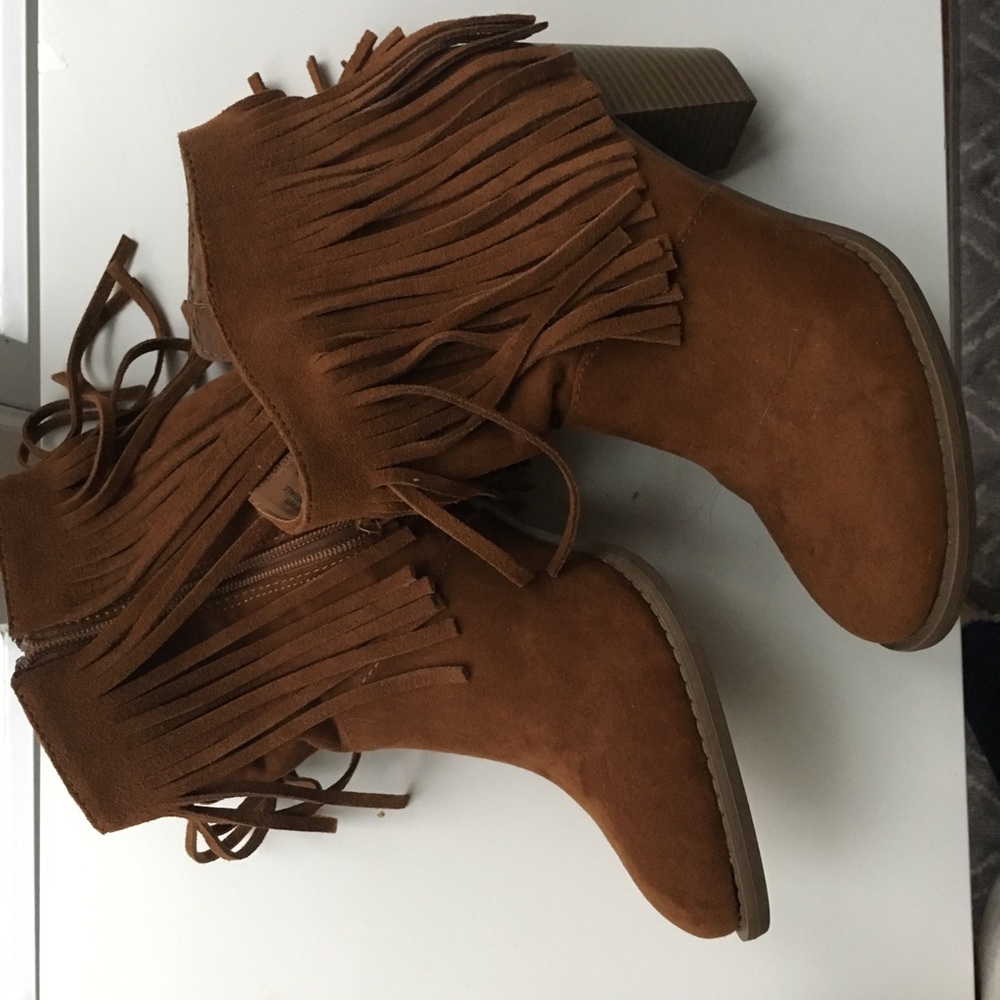 Target Fringe Booties - Picture 2 of 3
