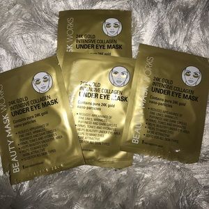 24k gold under eye mask (set of 4)