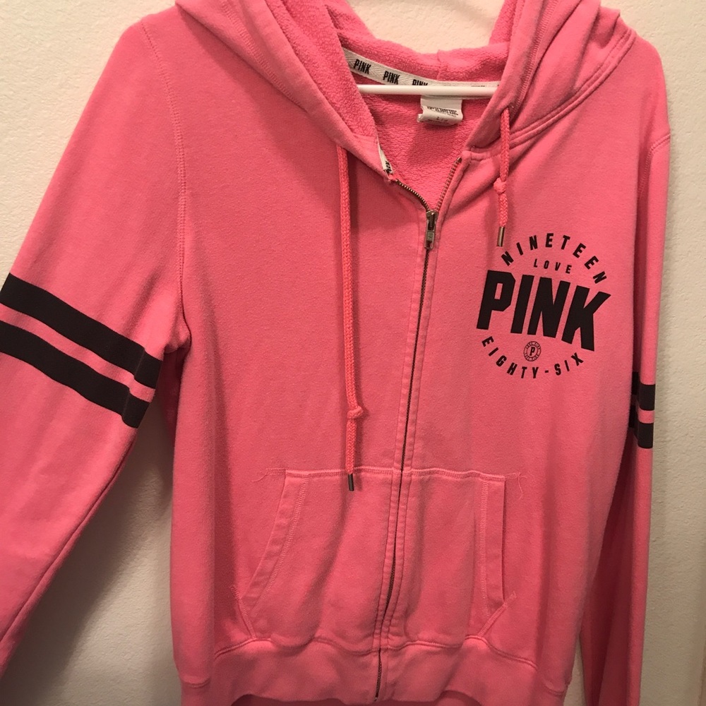 PINK zip hoodie