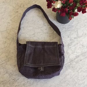 Denim cross body bag GAP