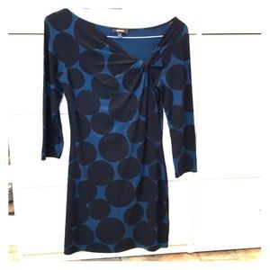 Express dress with asymmetrical neck line Sz S