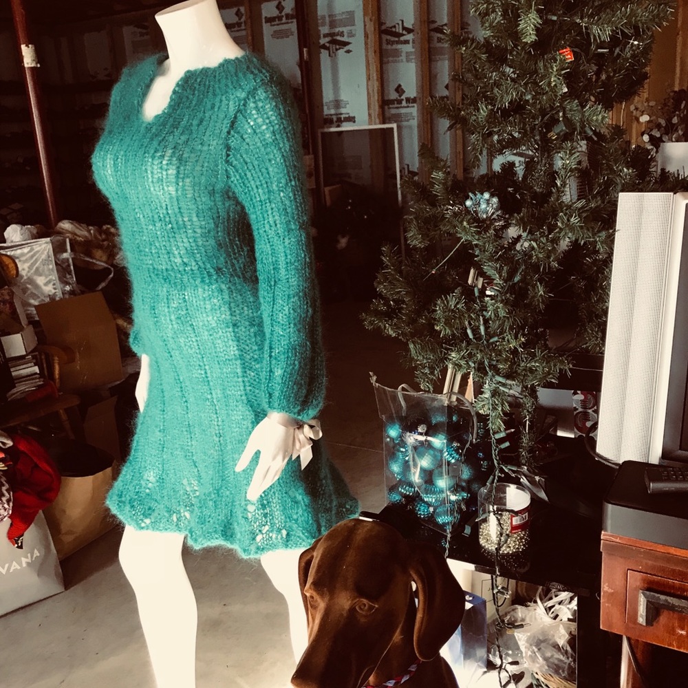 Gorgeous knitting dress- made from Italian mohair