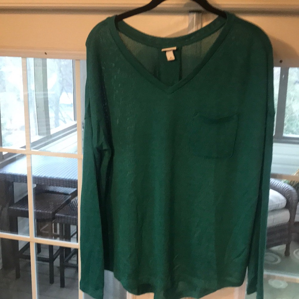 🌸 Merona vneck Teal Sweater