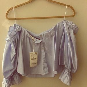 ZARA off-shoulder top!