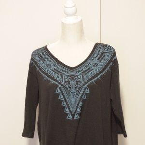 Free People WE THE FREE Oversized Tunic Top Shirt