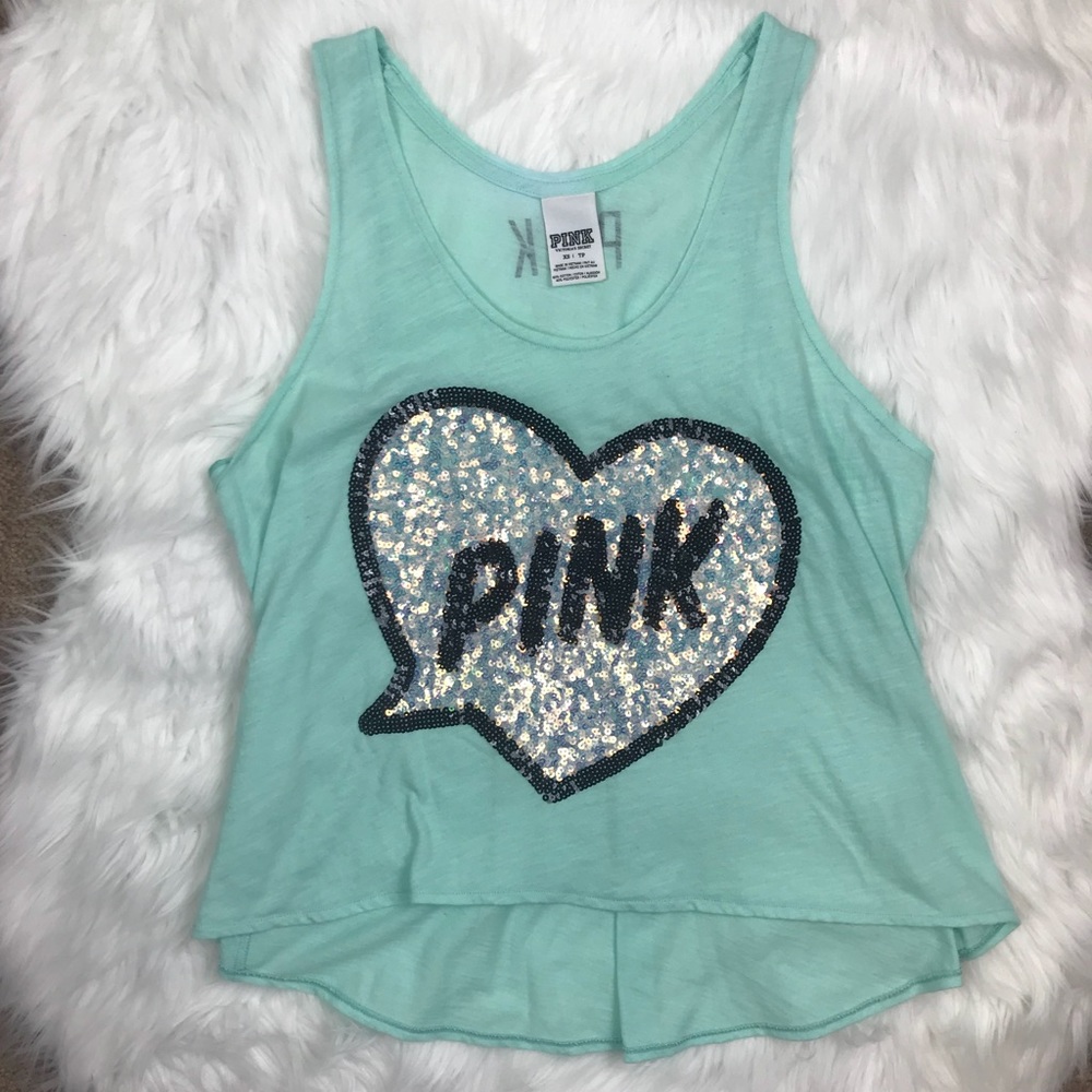 Victoria’s Secret PINK Sequin Tank Top