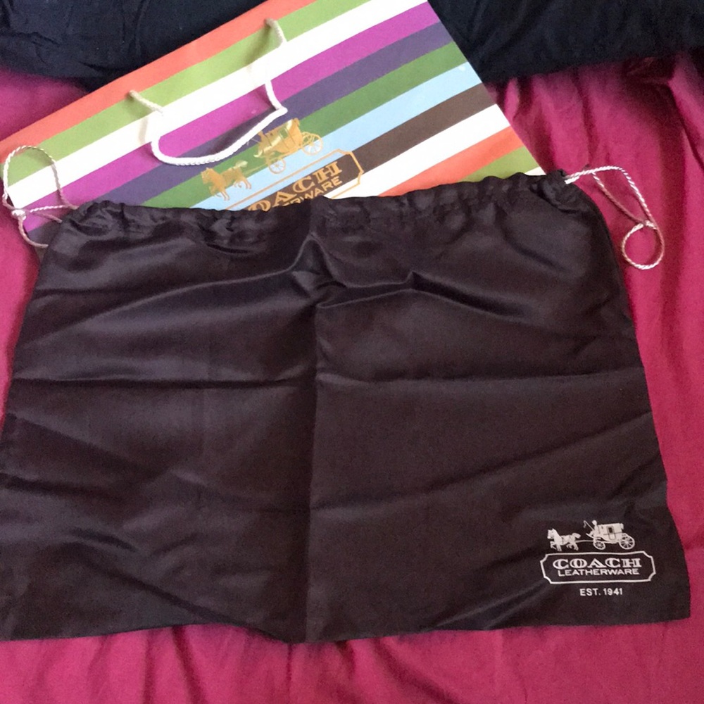 Coach bag and dust bag