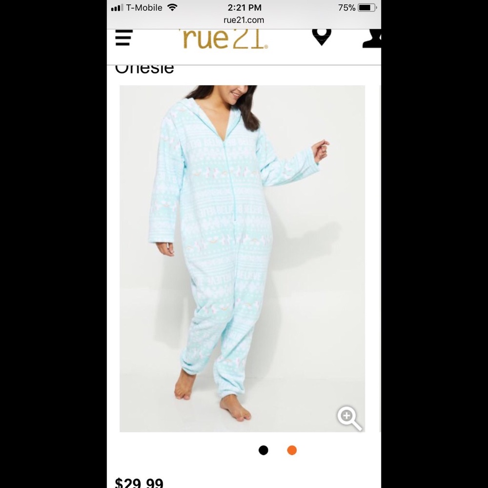 Rue 21| SUPER SOFT unicorn onesie