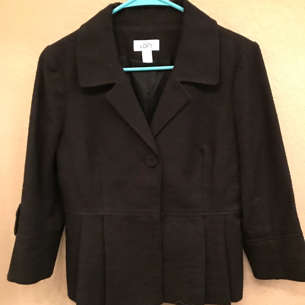 Black LOFT Detailed Blazer