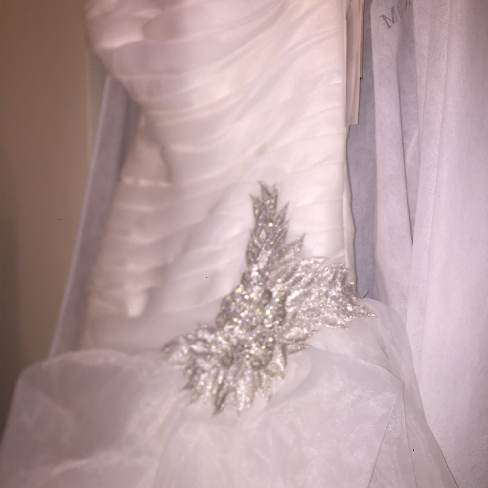 David’s bridal high low wedding dress