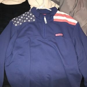 Vineyard Vines Americana Quarter Zip