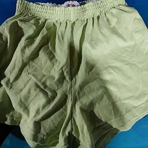 Light green soffe shorts