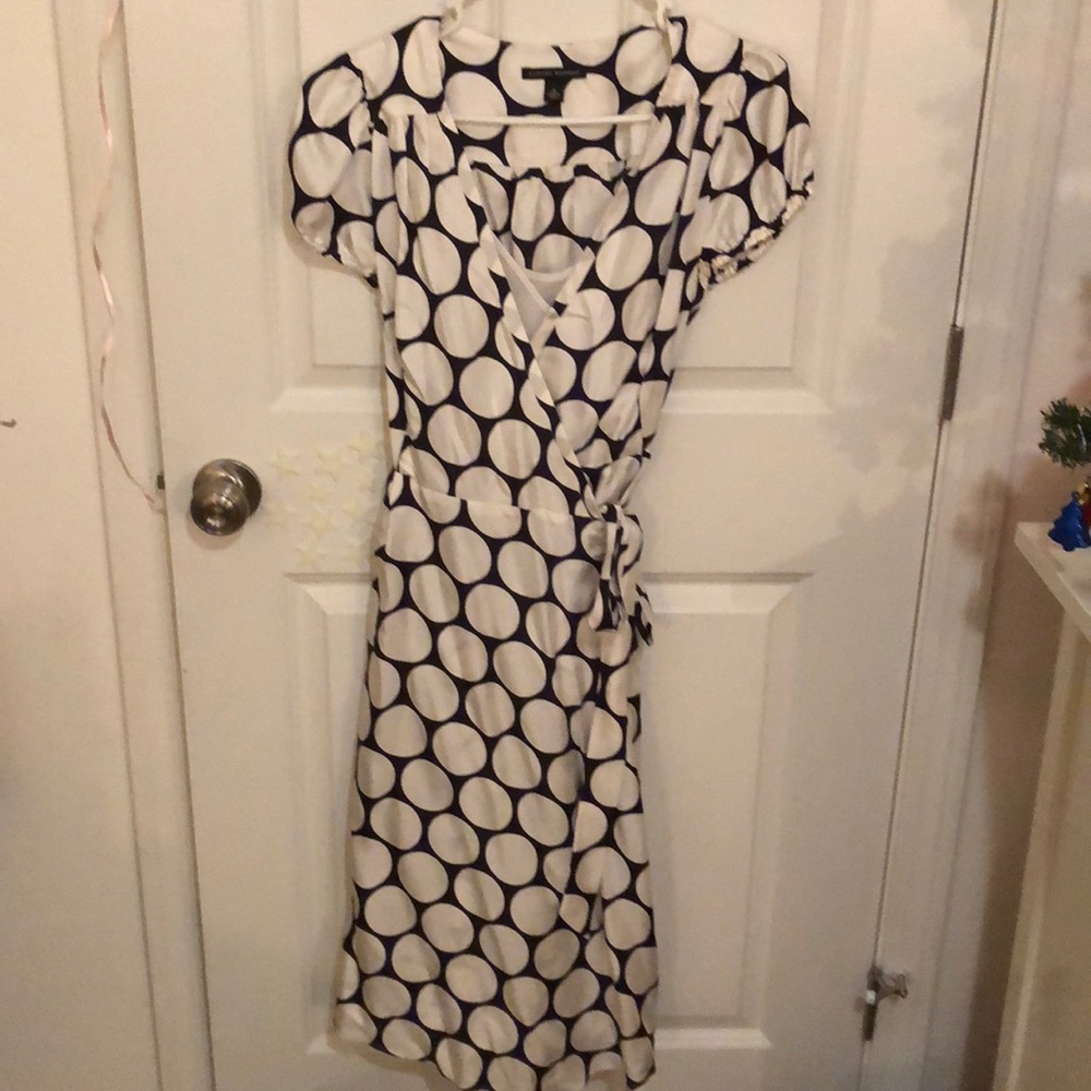 Silk wrap dress