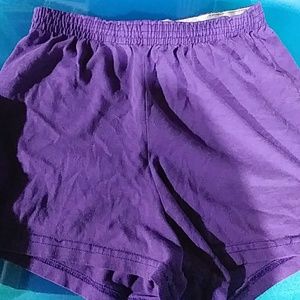 Purple soffe shorts
