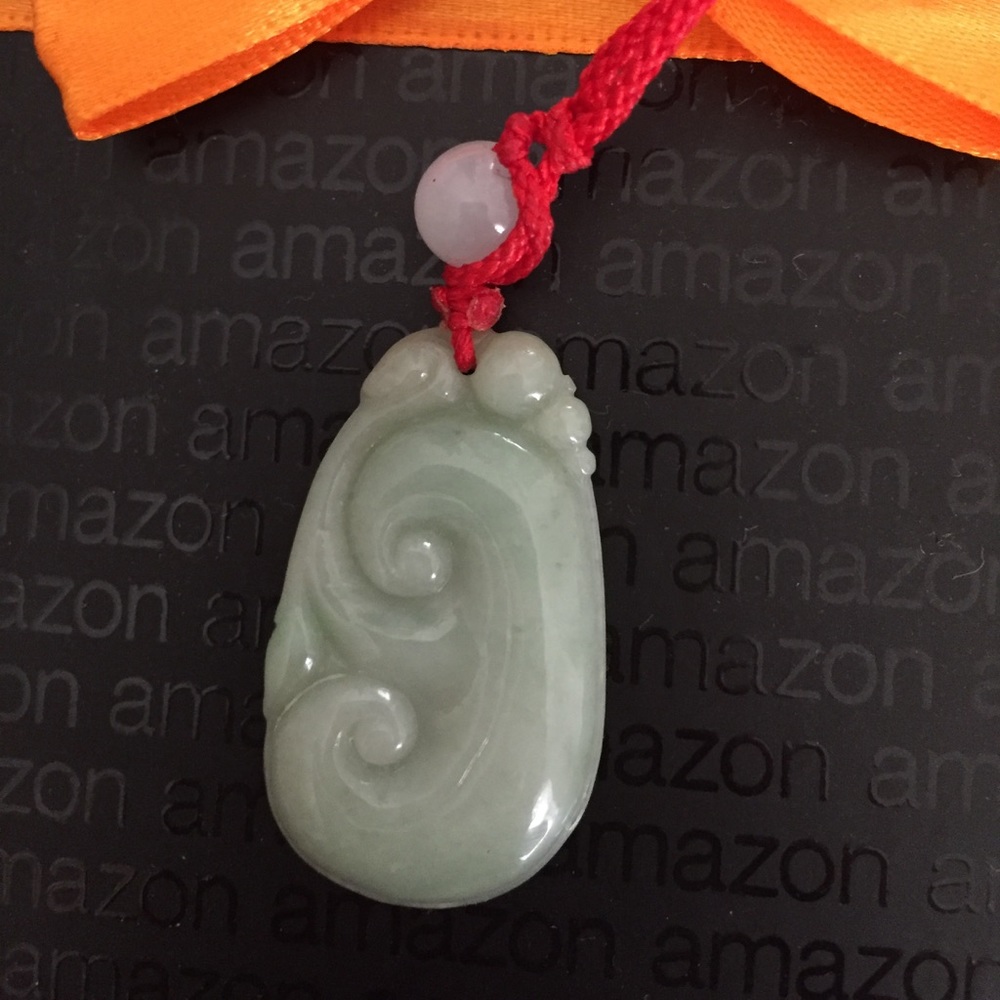 Vintage Real Jade Kids Necklace