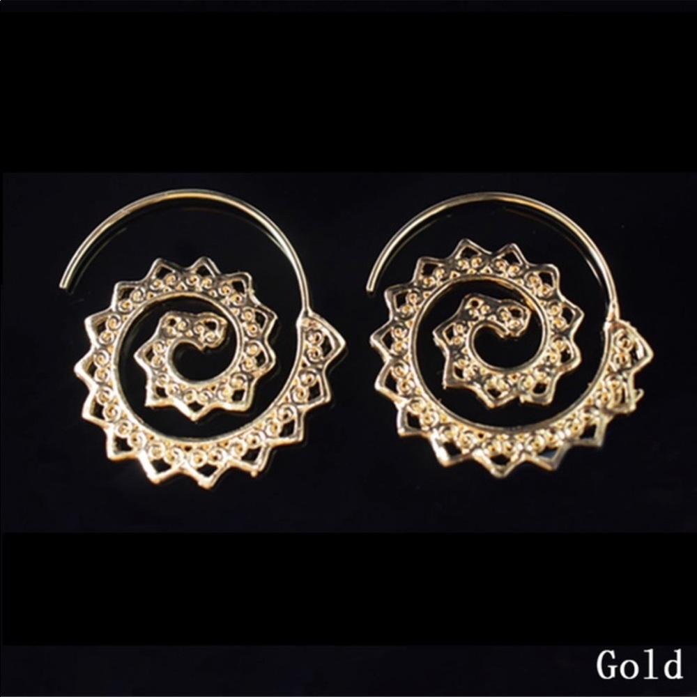 Boho looped earrings - Picture 3 of 7