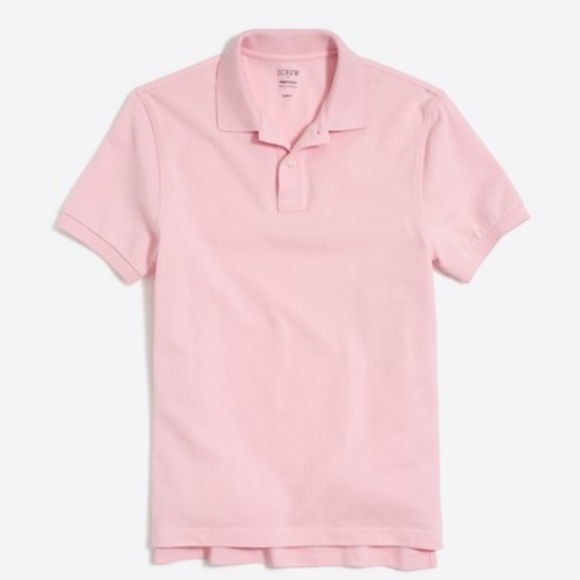 J. Crew Classic Polo Shirt in Light Pink NWOT - Picture 1 of 6