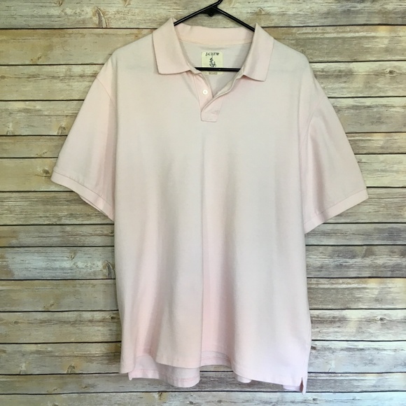 J. Crew Classic Polo Shirt in Light Pink NWOT - Picture 2 of 6